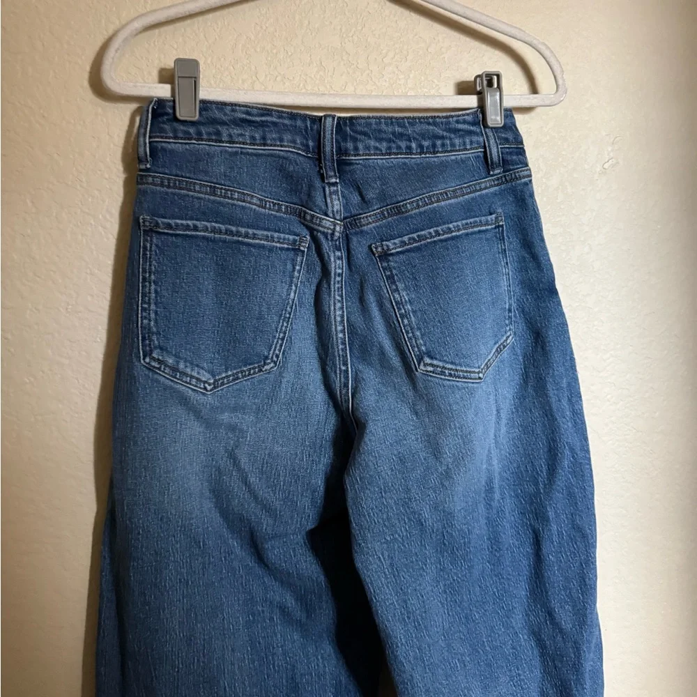 Quince Bella Stretch Barrel Jeans Size 27 in Atlantic Blue - Picture 7 of 11
